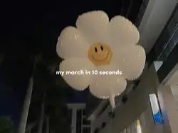 may march in 10 sec
