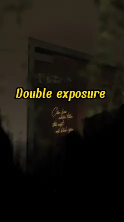 Double exposure 