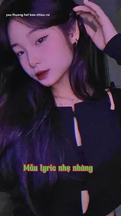 Mẫu lyric 