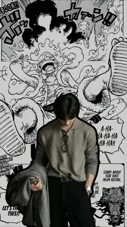 Manga OP hitam putih