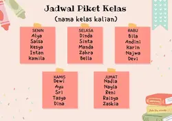 Jadwal Piket Kelas 