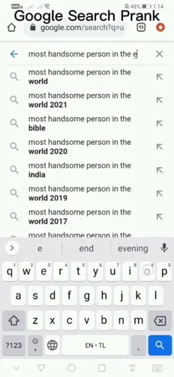 #GoogleSearchPrank