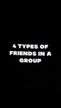 4 types of friends