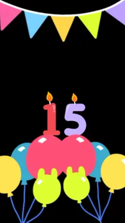 happy birthday 15th