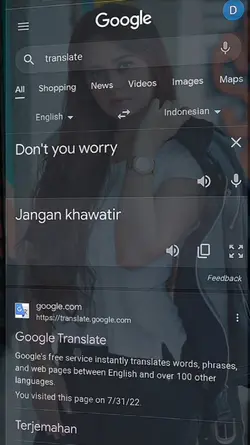 Terjemahan Lirik