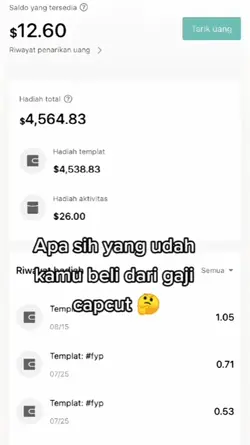 Yang udah aku beli