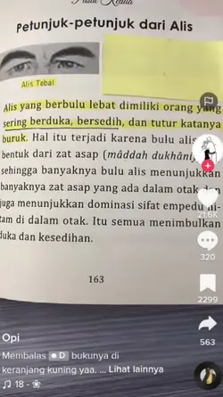 petunjuk dari alis