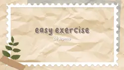 Exercise At Home
