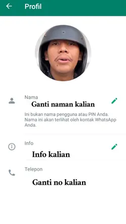 Pp WhatsApp bergerak