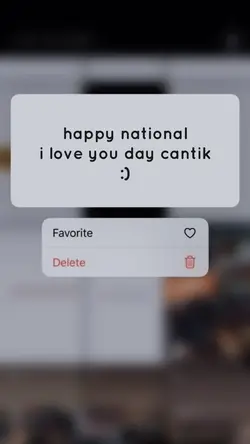 i love u day cantik 