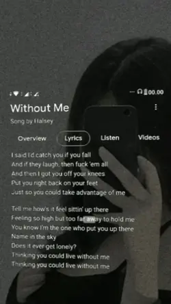 without me
