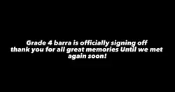 actually signing off