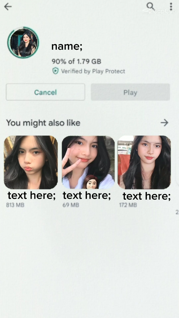 capcut template cover