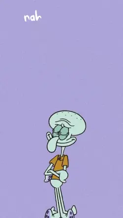 Squidward sad