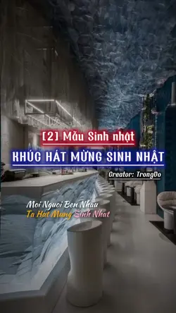 Mẫu sinh nhật 2 ảnh