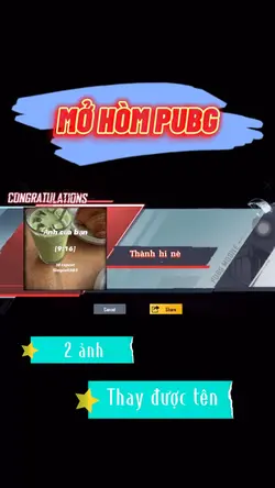 MỞ HÒM PUBG🔥
