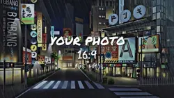 size 16:9, 사진 2장 준비