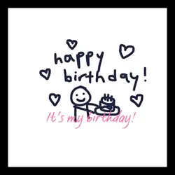 생일자만 쓸 수 있는 템플릿!