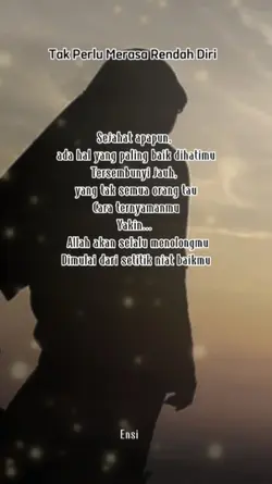 TakPerlu Rendah diri