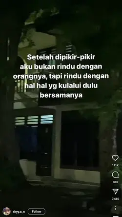 merindukan hadirmu
