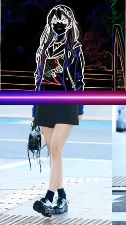 jp anime neon trend