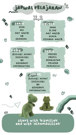 jadwal pelajaran|