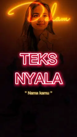 Teks nyala