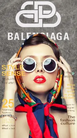Balenciaga model