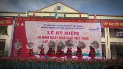 Mẫu văn nghệ 20/11