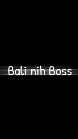 #BaliNihBos