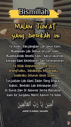 malam Jumat berkah 