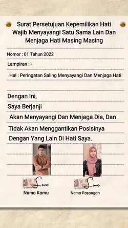 SURAT PERJANJIAN 