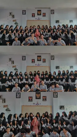 foto satu kelas 