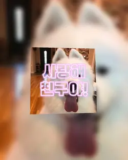 사랑하는 친구에게 보내는 템플릿