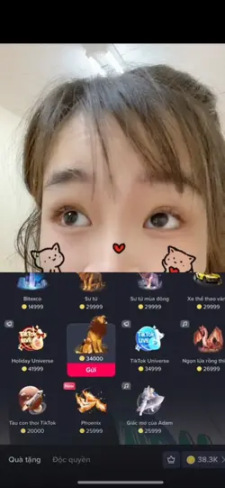 Mẫu sư tử tiktok