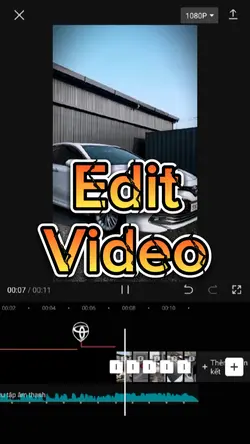 Edit video car
