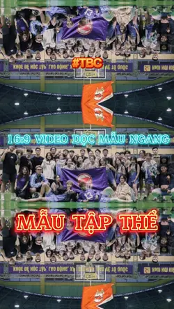 [2 ảnh] MẪU TẬP THỂ