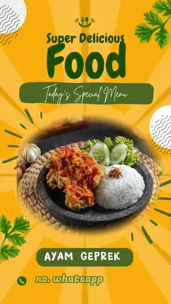 Today Spesial menu 