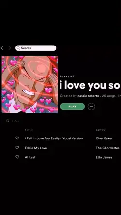 I love you so
