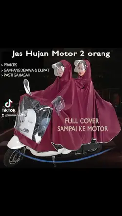jas hujan viral