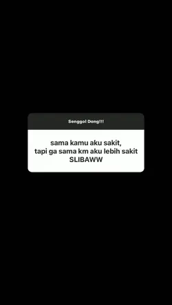 Sama kamu sakit