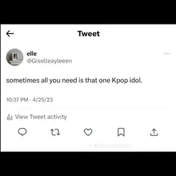 that one kpop idol