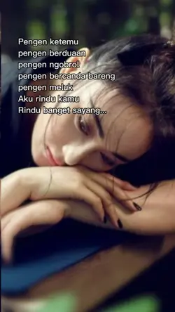 Rindu banget sayang