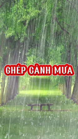 Ghép Cảnh Mưa Buồn