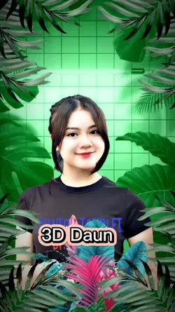 3d tema daun