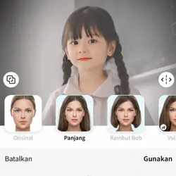 Versi Rambut Panjang
