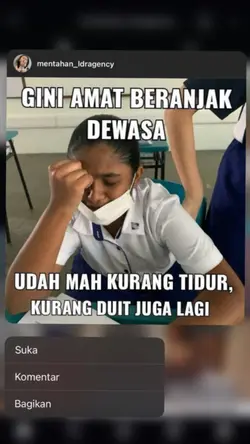 Gini amat beranjak