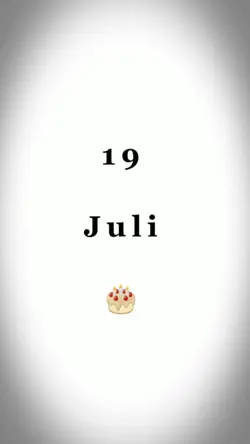 HBD, 19 JULI