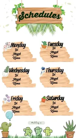 Schedule