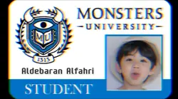 ID CARD MONSTER UNIV